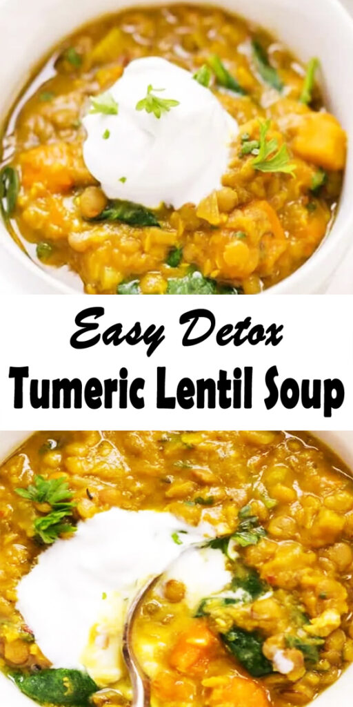 Turmeric Lentil Soup Recipe